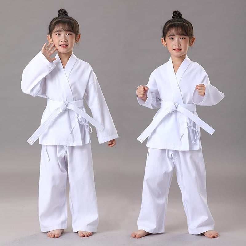 FIGHTSPIRIT Karate Uniform for Kids & Adults Lightweight Student Karate Gi Martial Arts Uniform with White Belt - Image 2